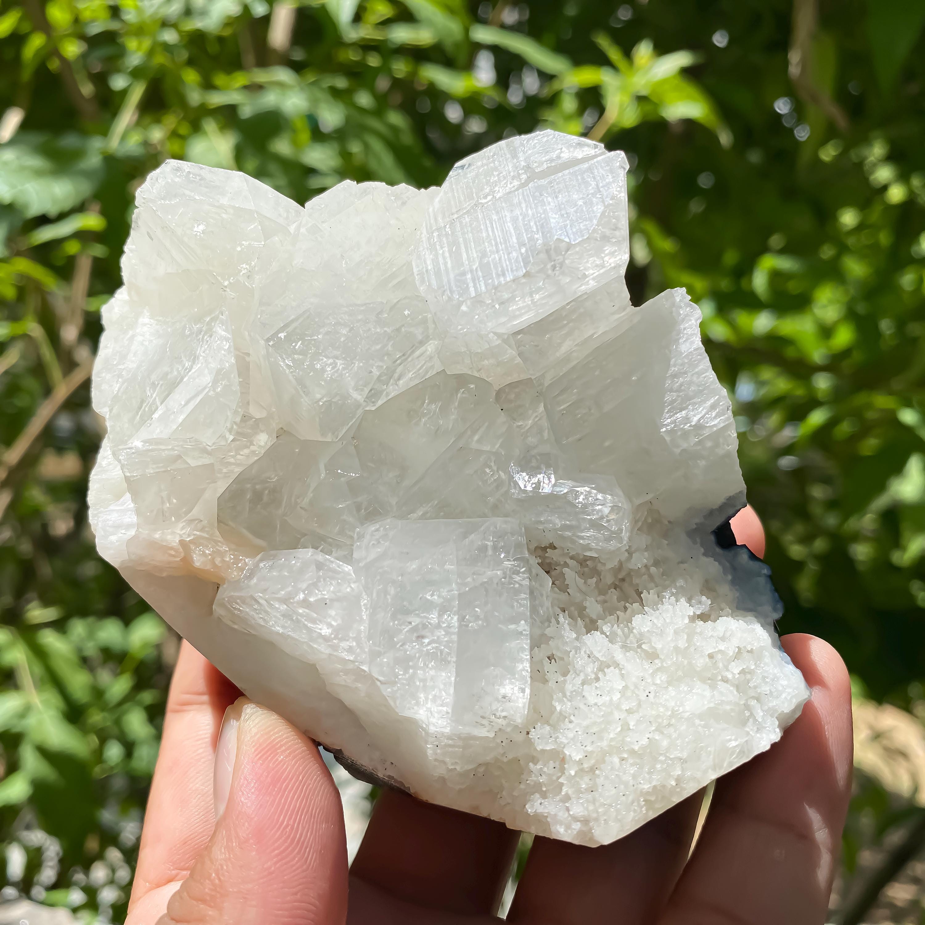 Natural Apophyllite with Stilbite Crystal Cluster  Rare Zeolite Mineral Cluster Rough