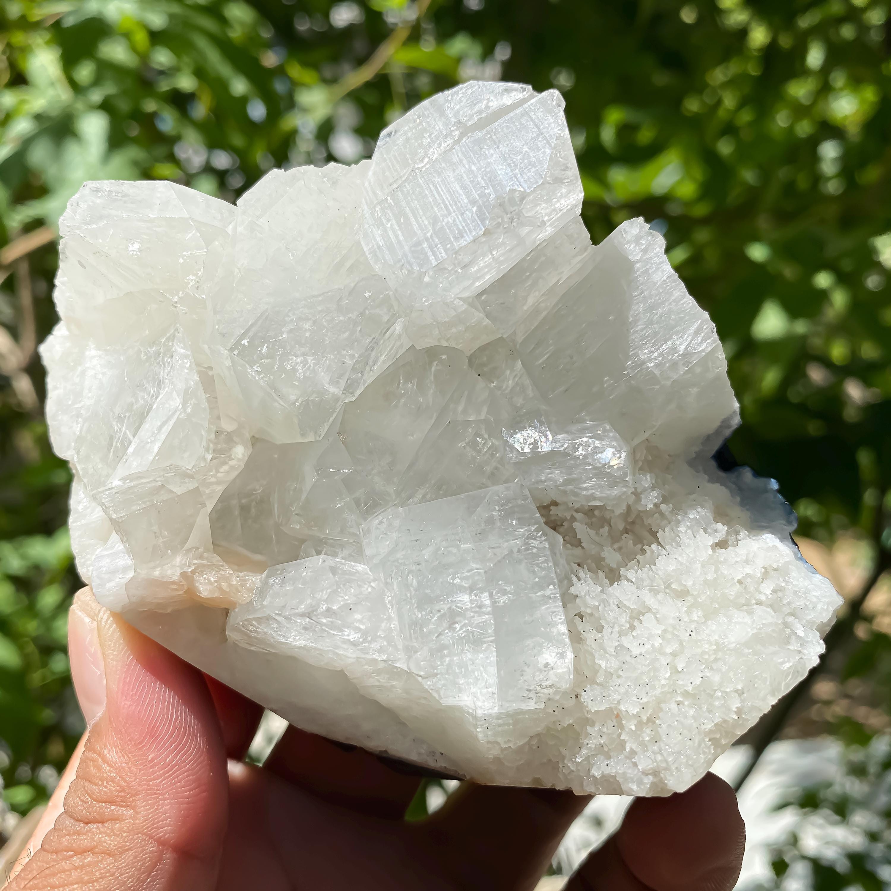 Natural Apophyllite with Stilbite Crystal Cluster  Rare Zeolite Mineral Cluster Rough