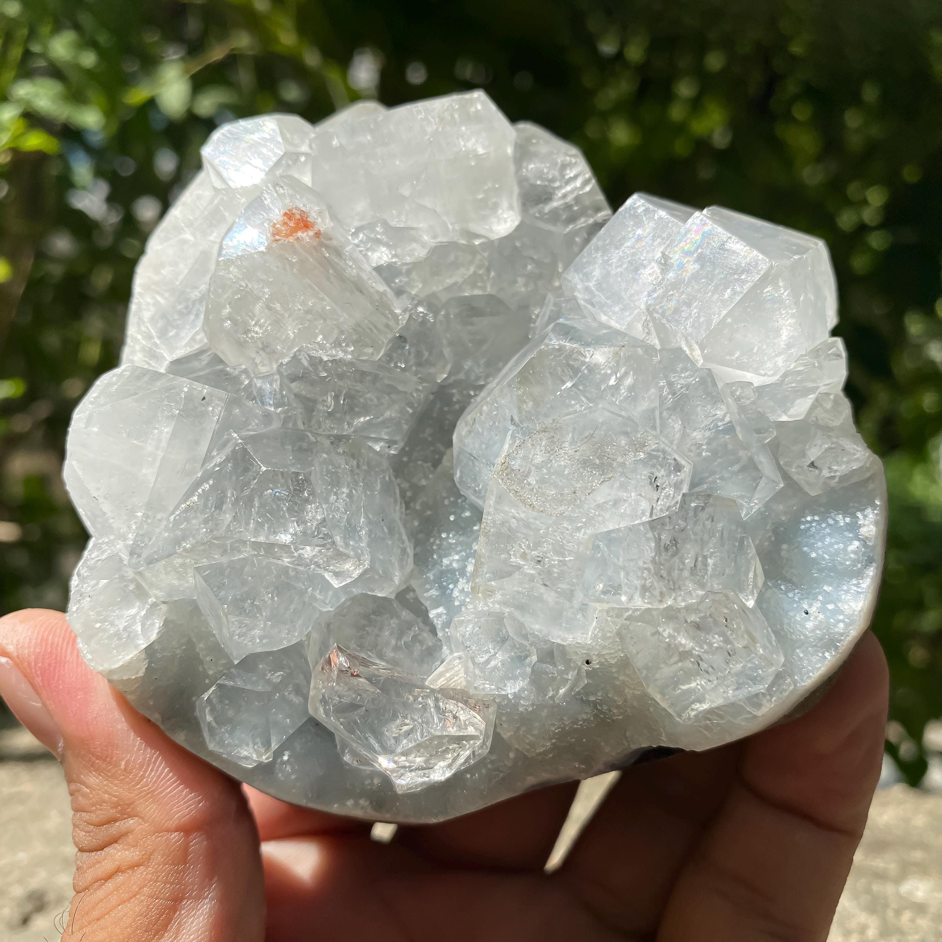 Natural Apophyllite Reiki Healing Stone for Energy, 465gm Meditation, Chakra Balancing, Spiritual Decor Cluster