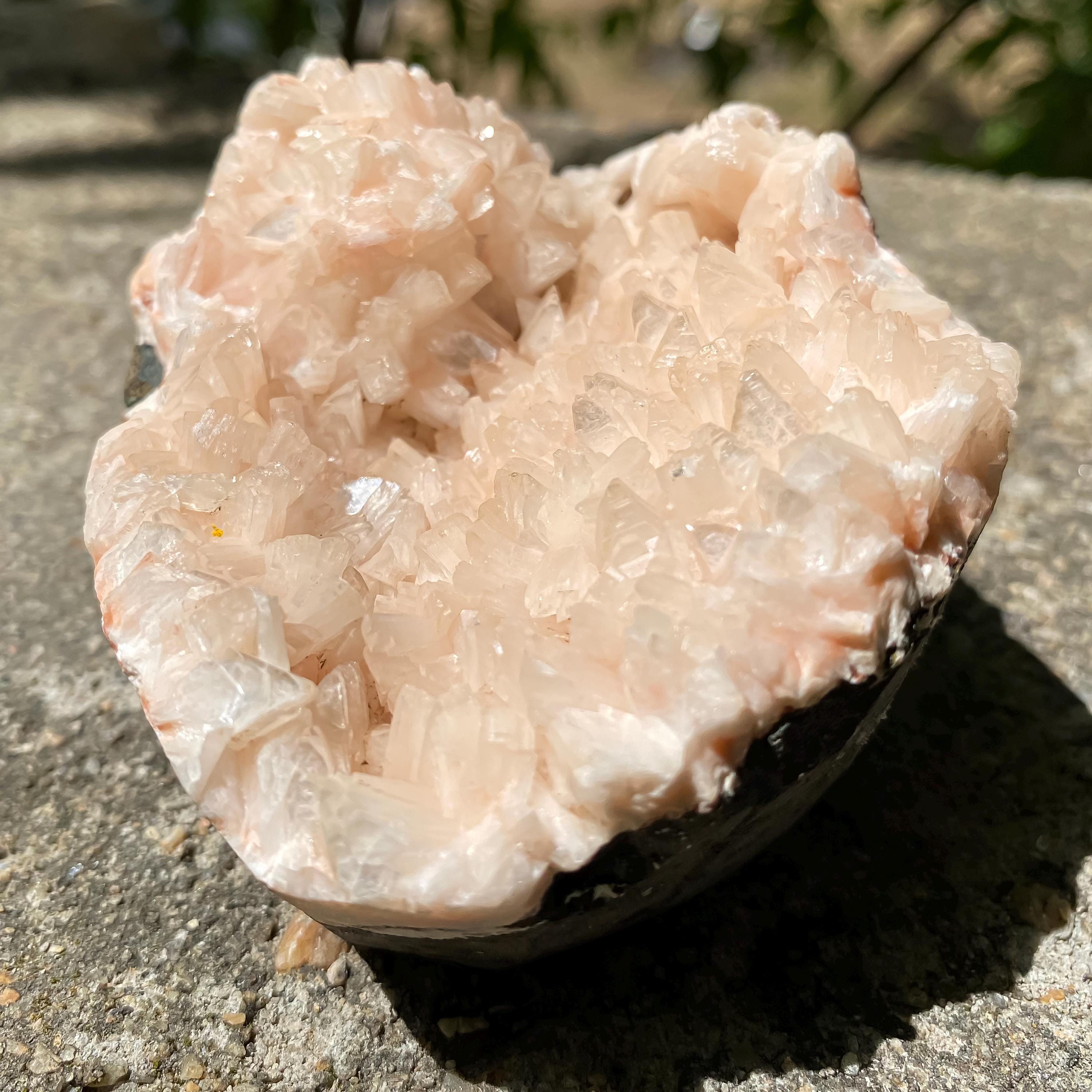 Peach Stilbite Apophyllite Cluster | 300gm Reiki Healing Crystal