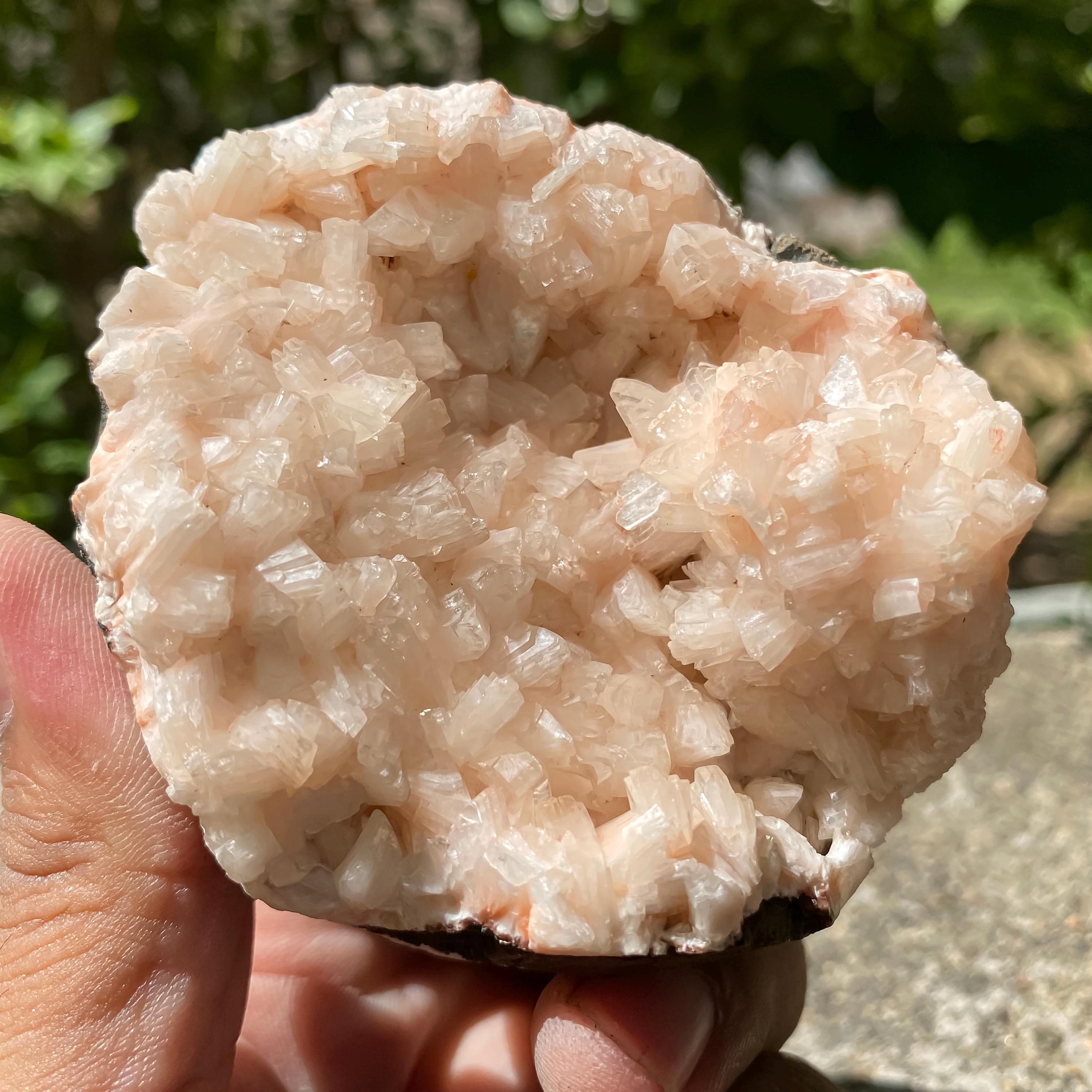 Peach Stilbite Apophyllite Cluster | 300gm Reiki Healing Crystal